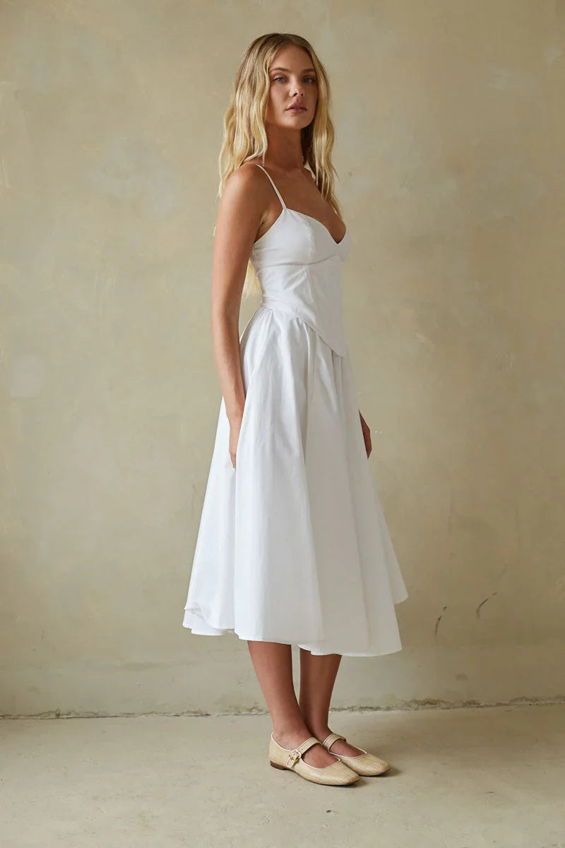Britton Korsett-Midikleid