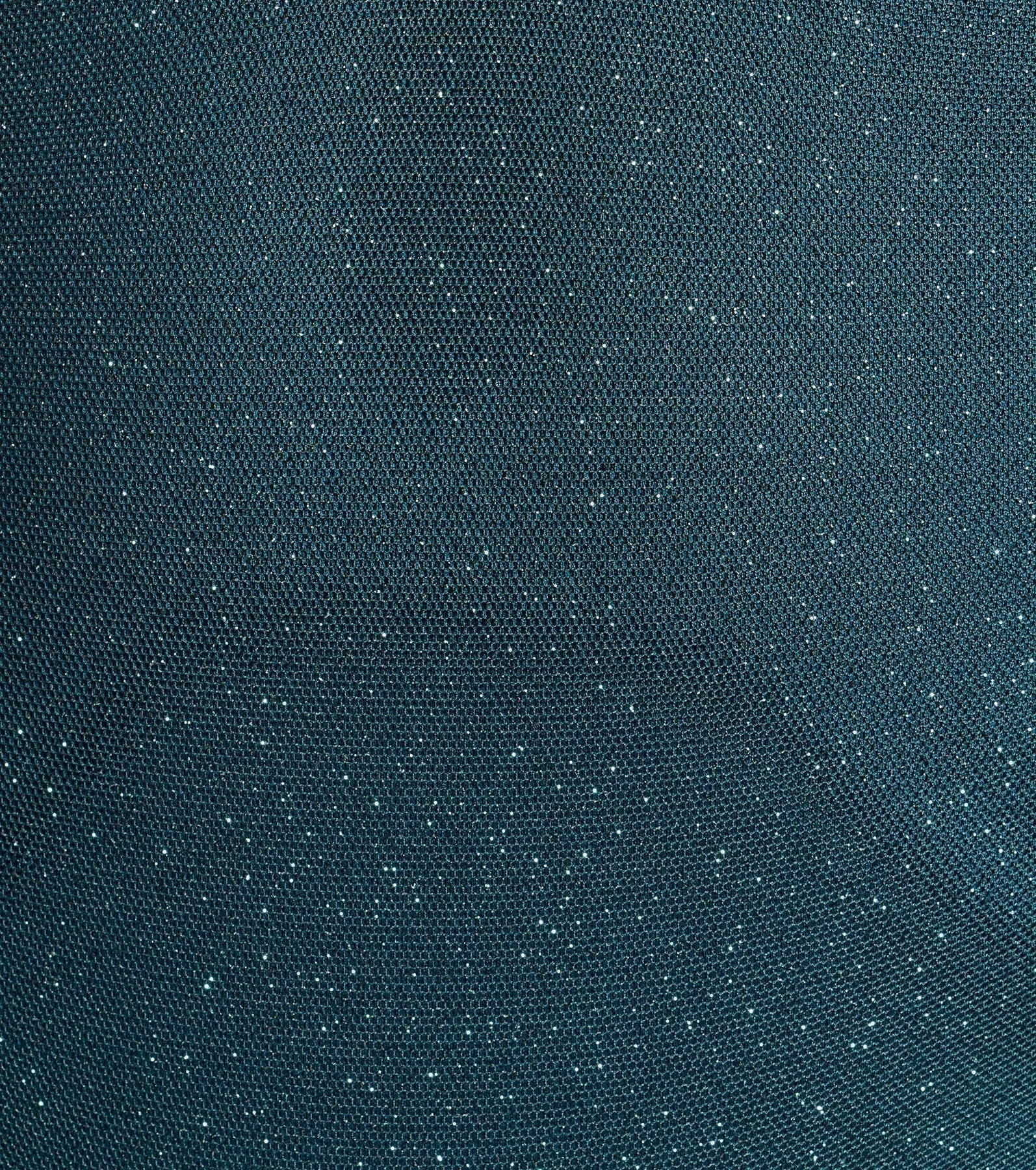 Glitzer-Minikleid mit Carmen-Ausschnitt