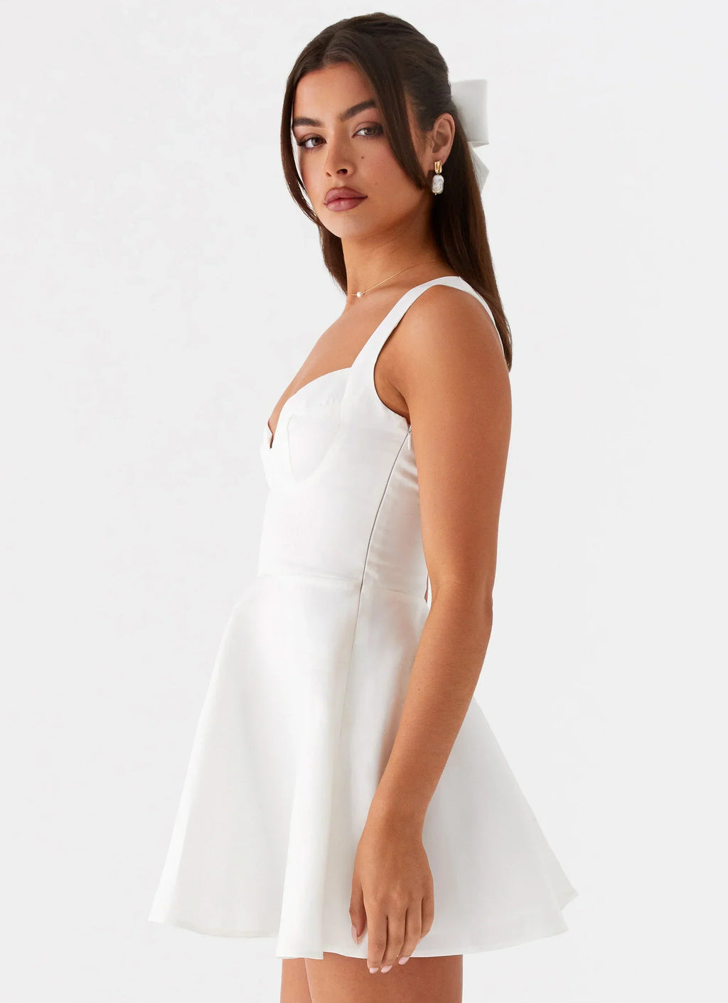 Candice Minikleid – Weiß