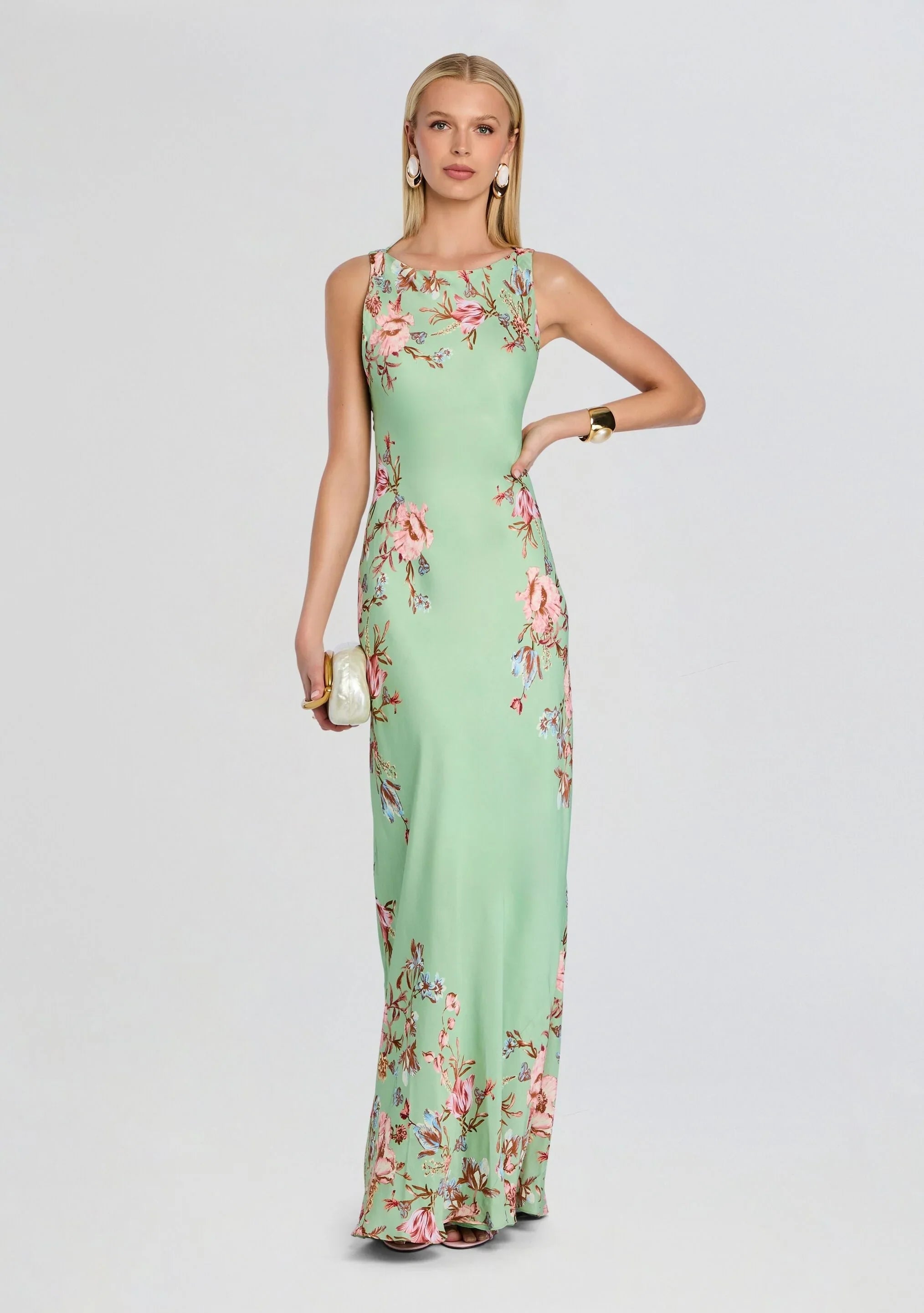 Ezra Bias Maxi Dress