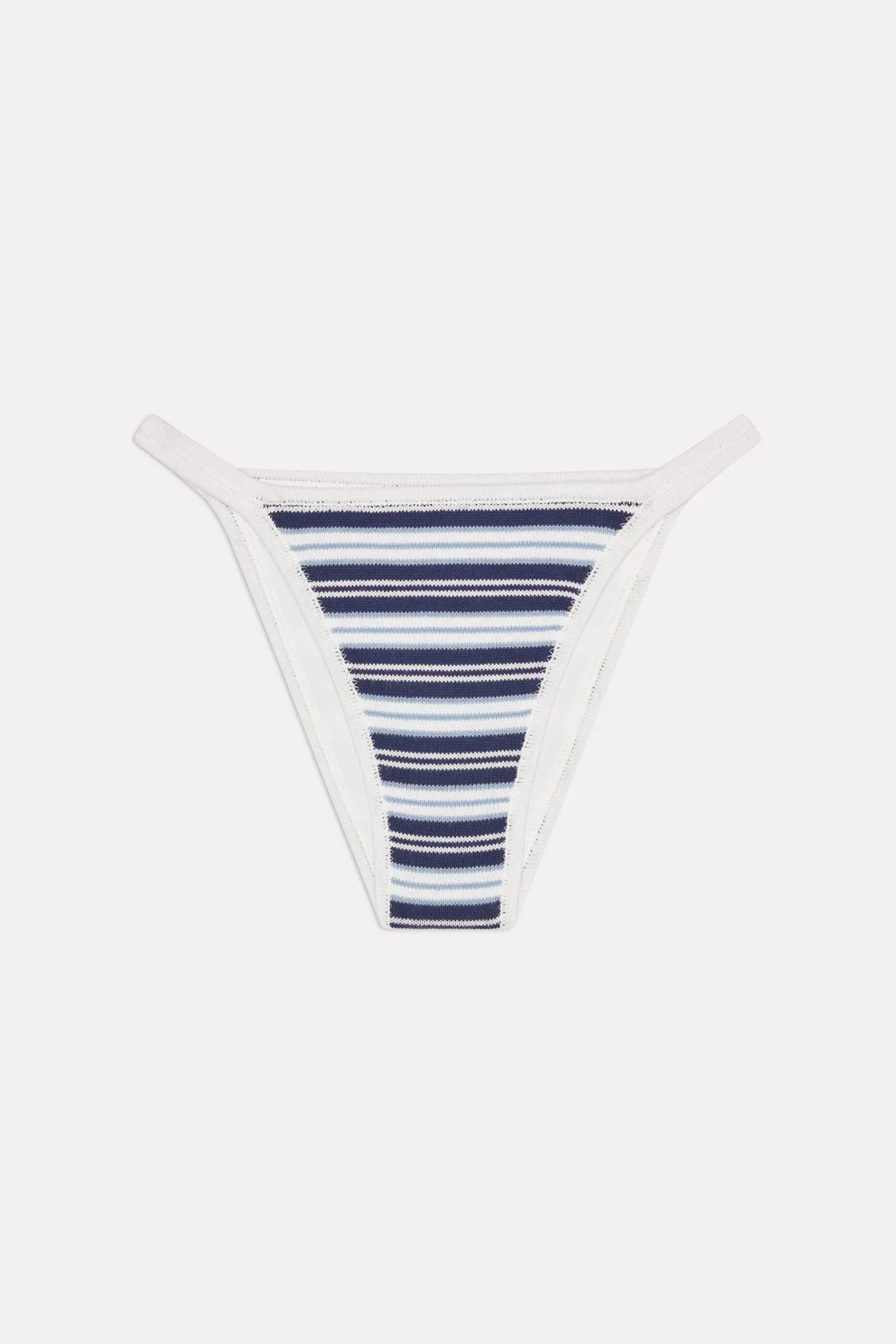 x JENNIE Tide Knit Bikini Bottom - Arctic Stripe