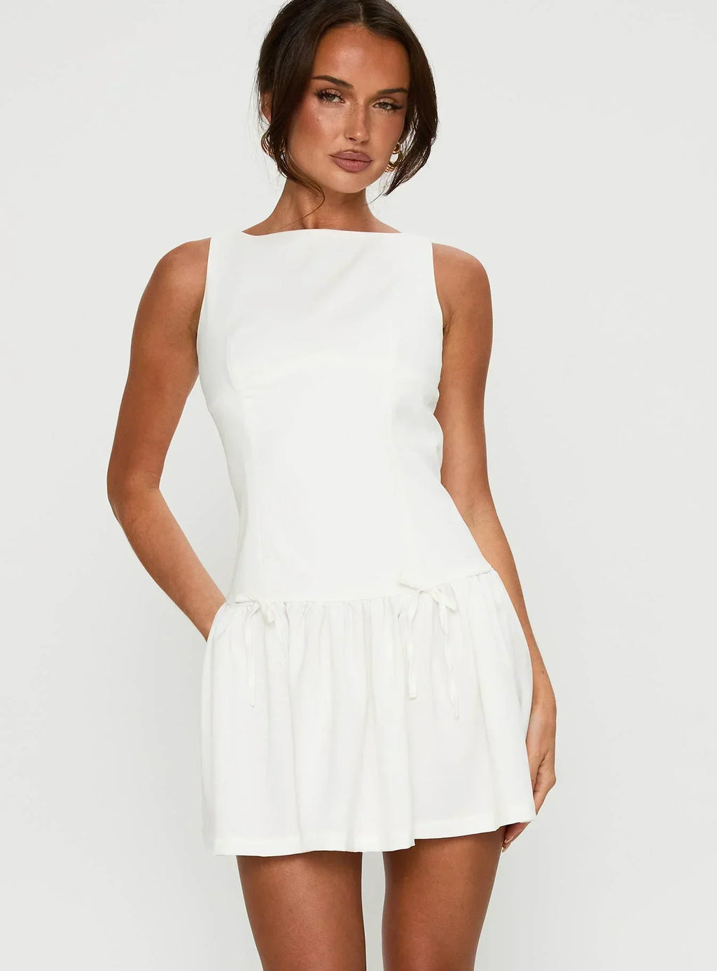 Milienne Minikleid Weiß