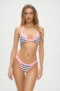 Taite Triangel-Bikinioberteil „Skimpy“ – Vintage-Streifen