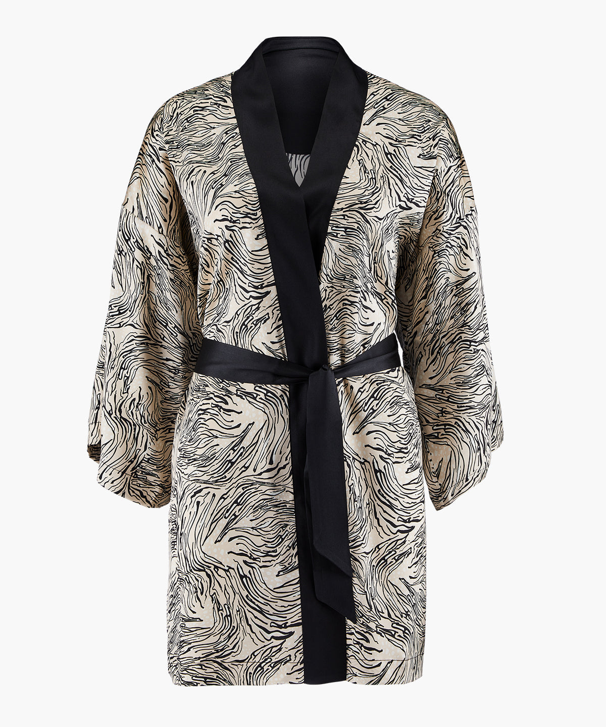 Smocky Night Kimono Féline