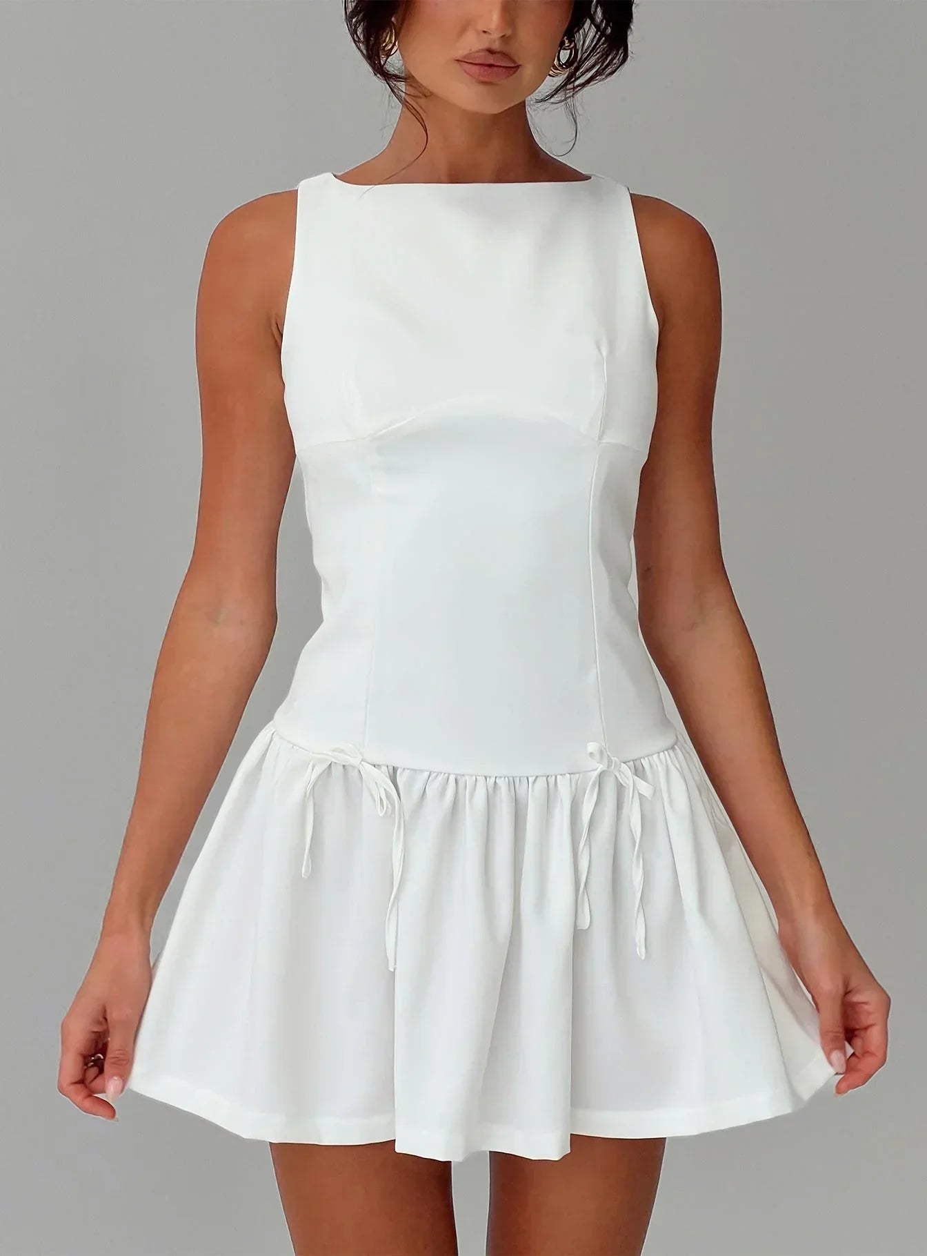 Milienne Minikleid Weiß