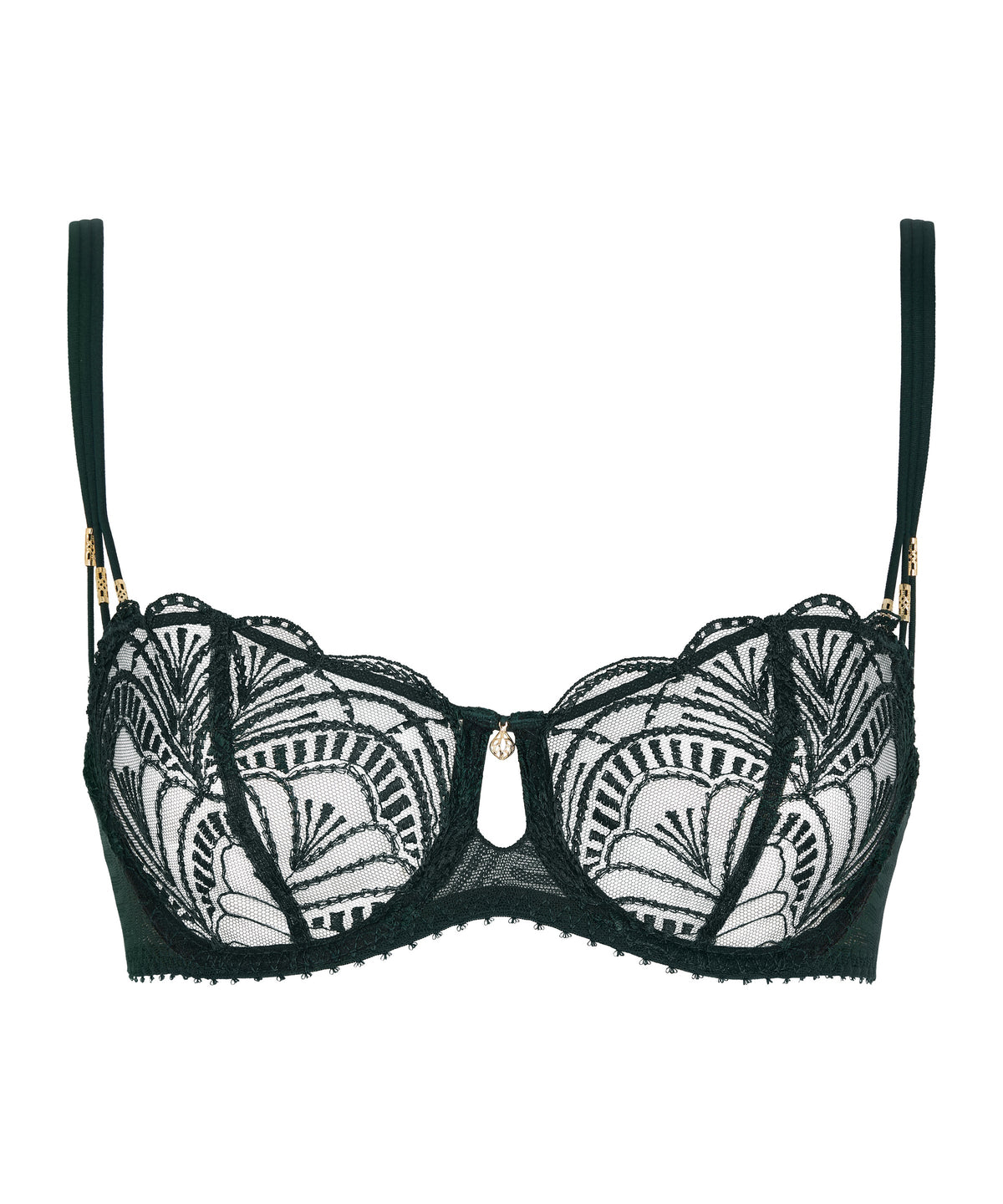 Vibes Soutien-gorge Corbeille avec armatures Mysterious Green