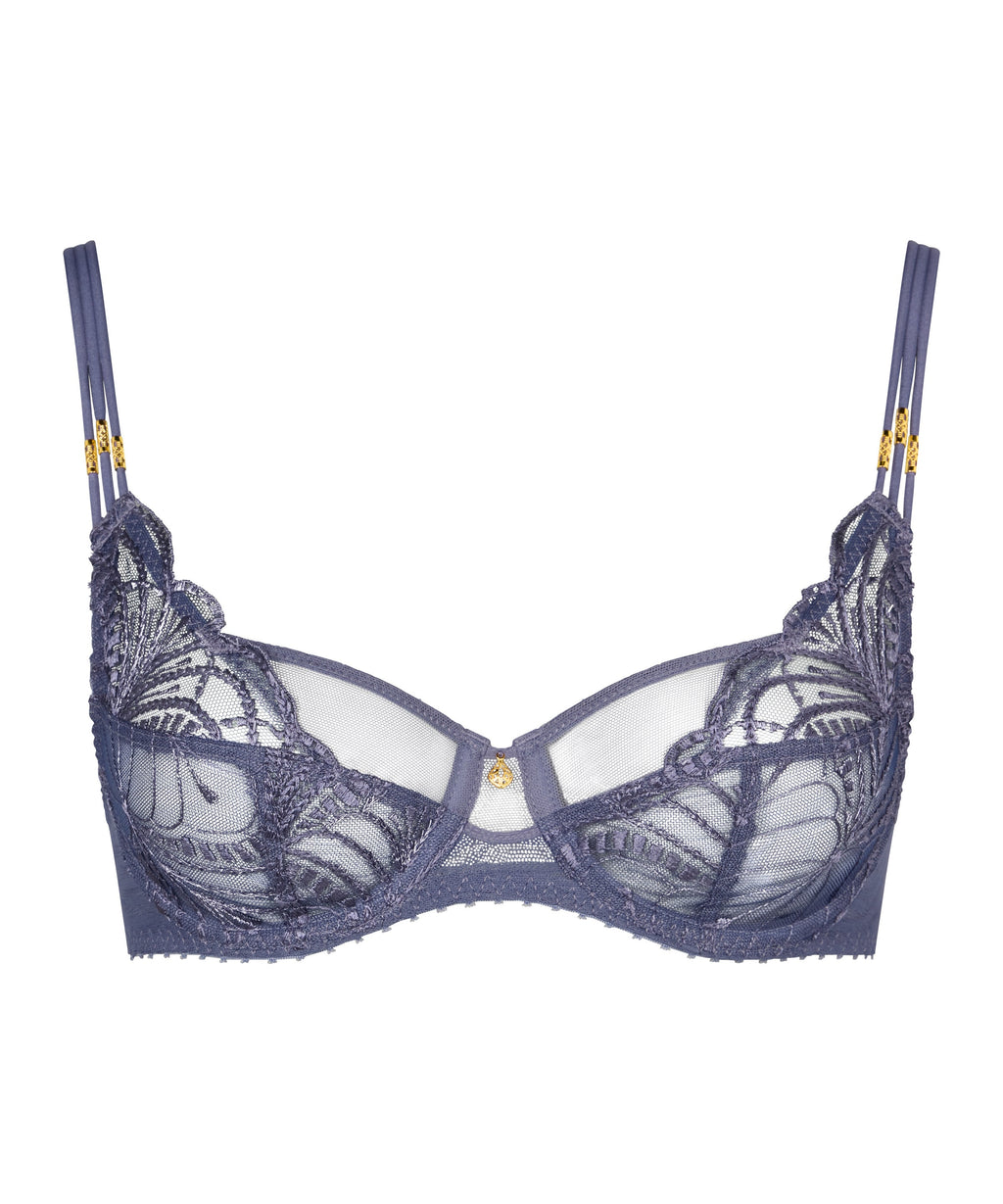Vibes Soutien-gorge Emboîtant Foulard Denim