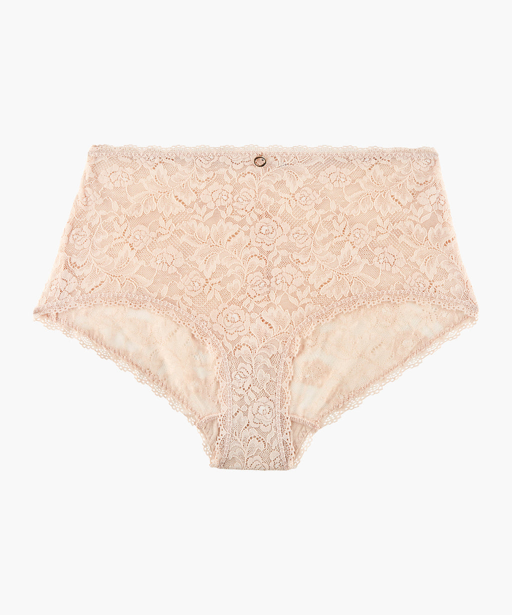 Rosessence Culotte mit hoher Taille Sommer-Nude
