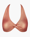 Sunlight Glow Triangel Bikini-Oberteil Kupfer