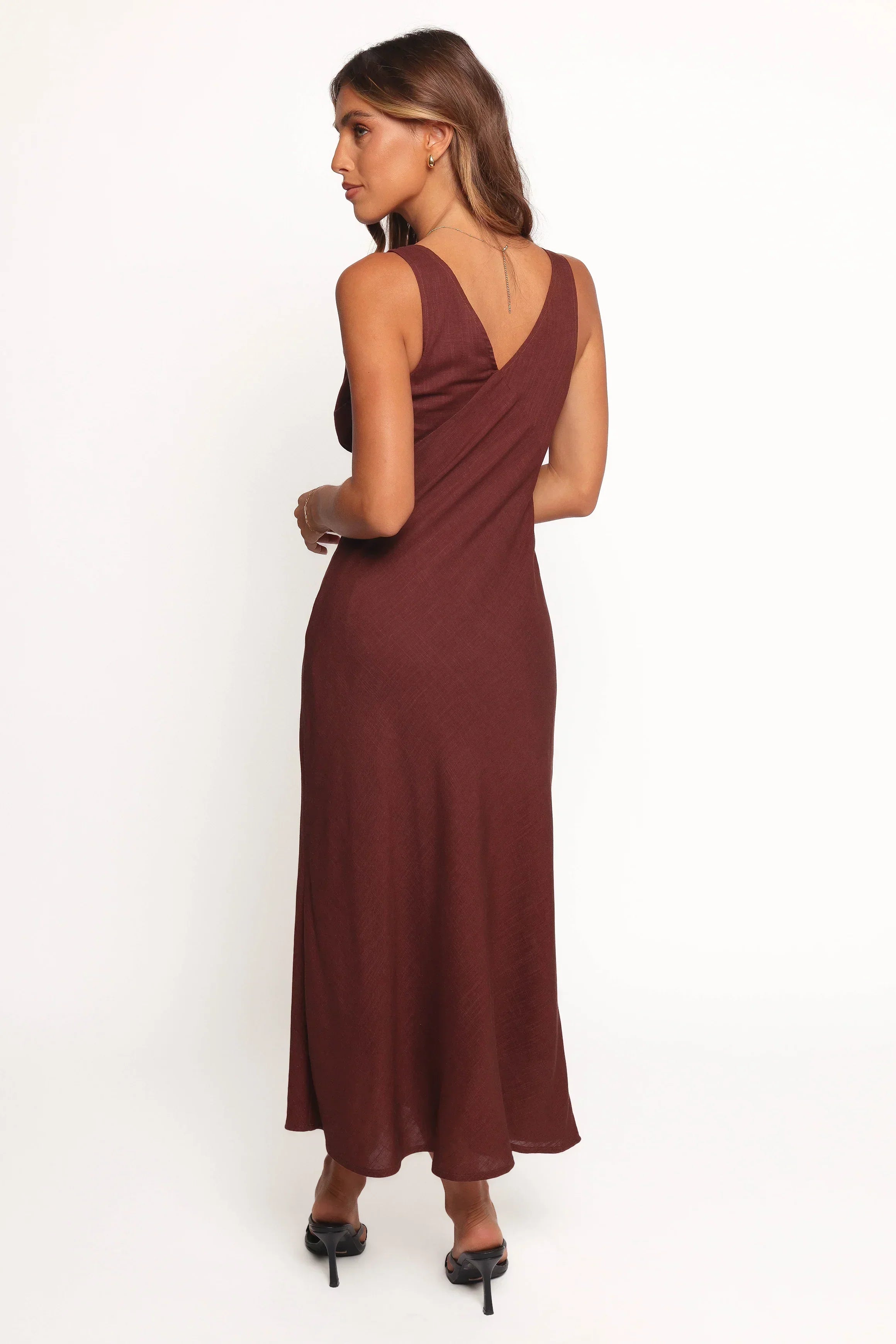 Shyla Midikleid - Braun