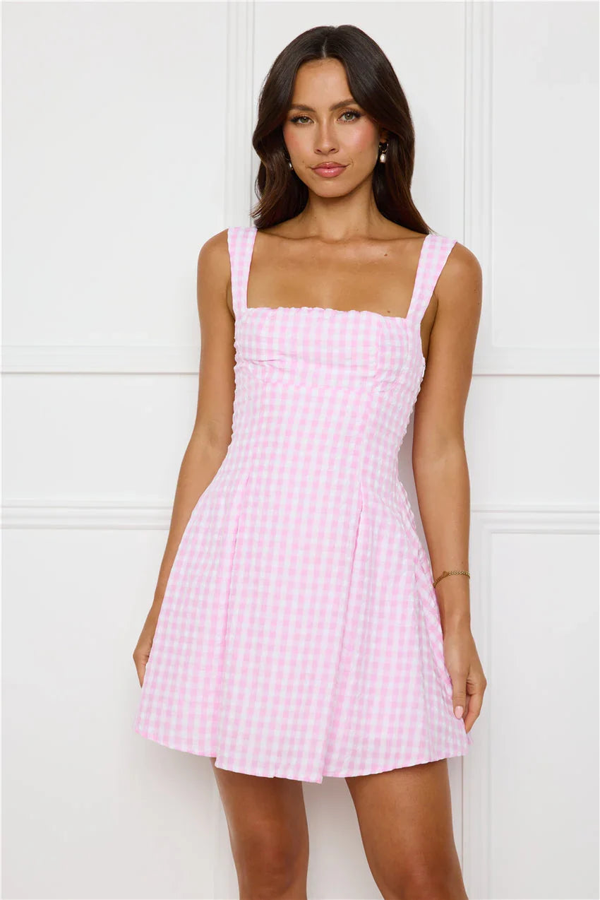 Grape Escape Mini Dress Pink