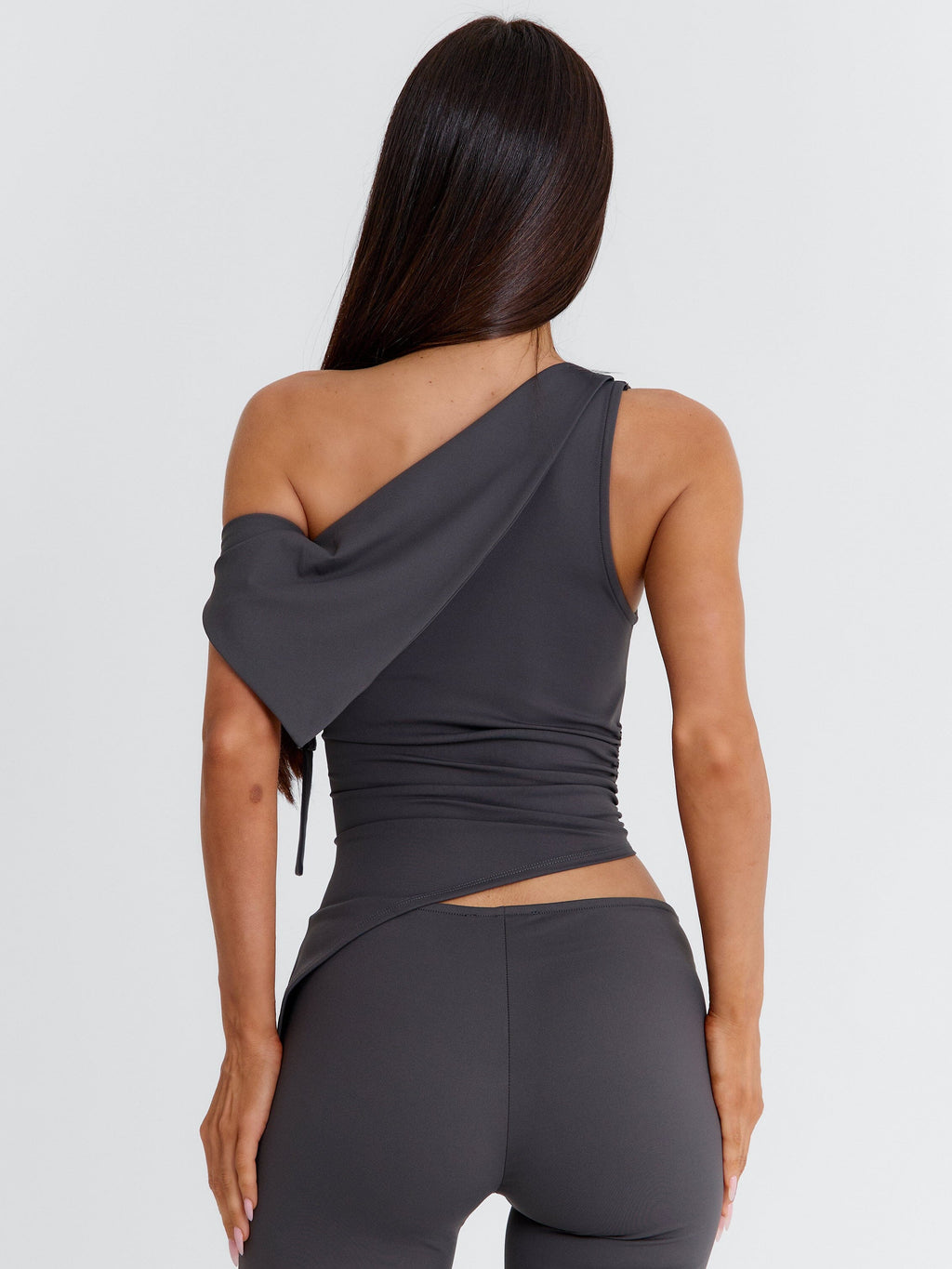 Juliett Crop Top Dunkelgrau