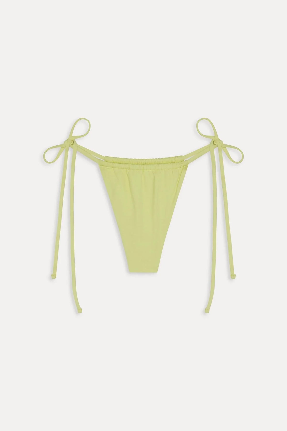 Tia Skimpy String Bikini Bottom - Yellow Mojito