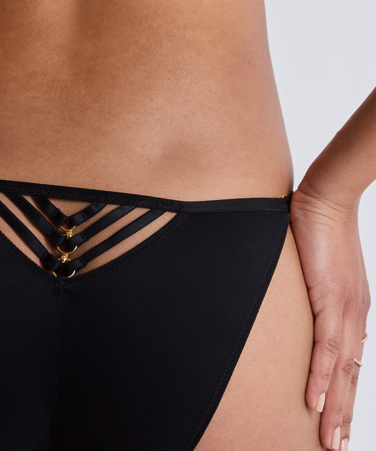 Voodoo Kiss Culotte taille basse Millenium Black