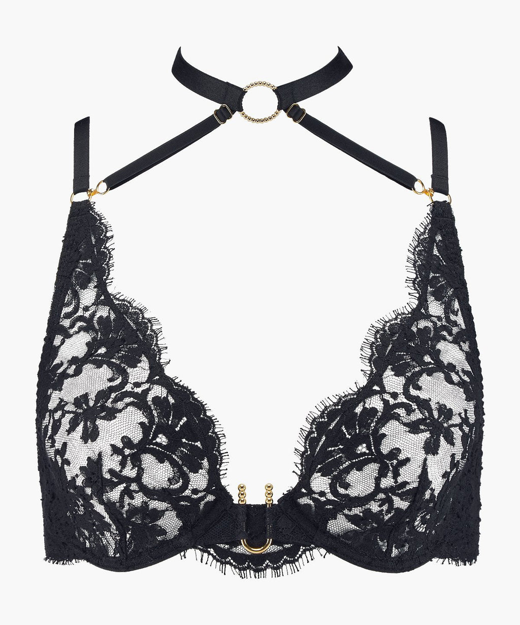 Under Your Spell Triangel-BH mit Bügeln Ultra Black