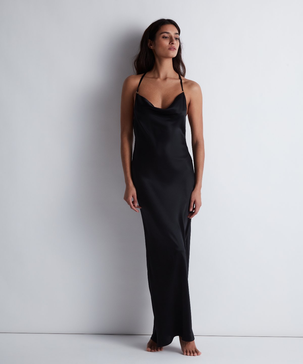 Midnight Storm Langes Negligé Smoky Attraction