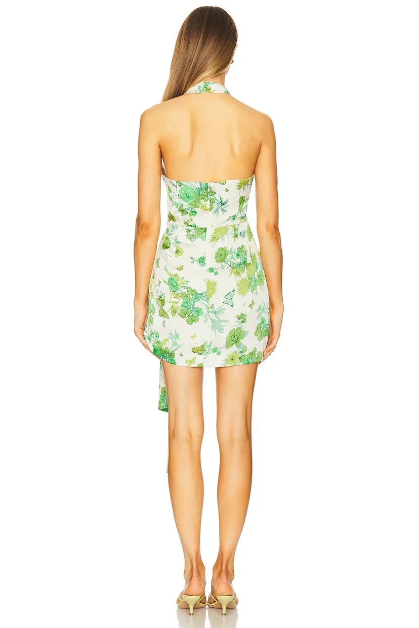 Neckholder-Minikleid Tess