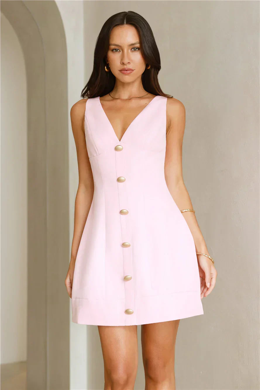 Polierte Mini-Kleid