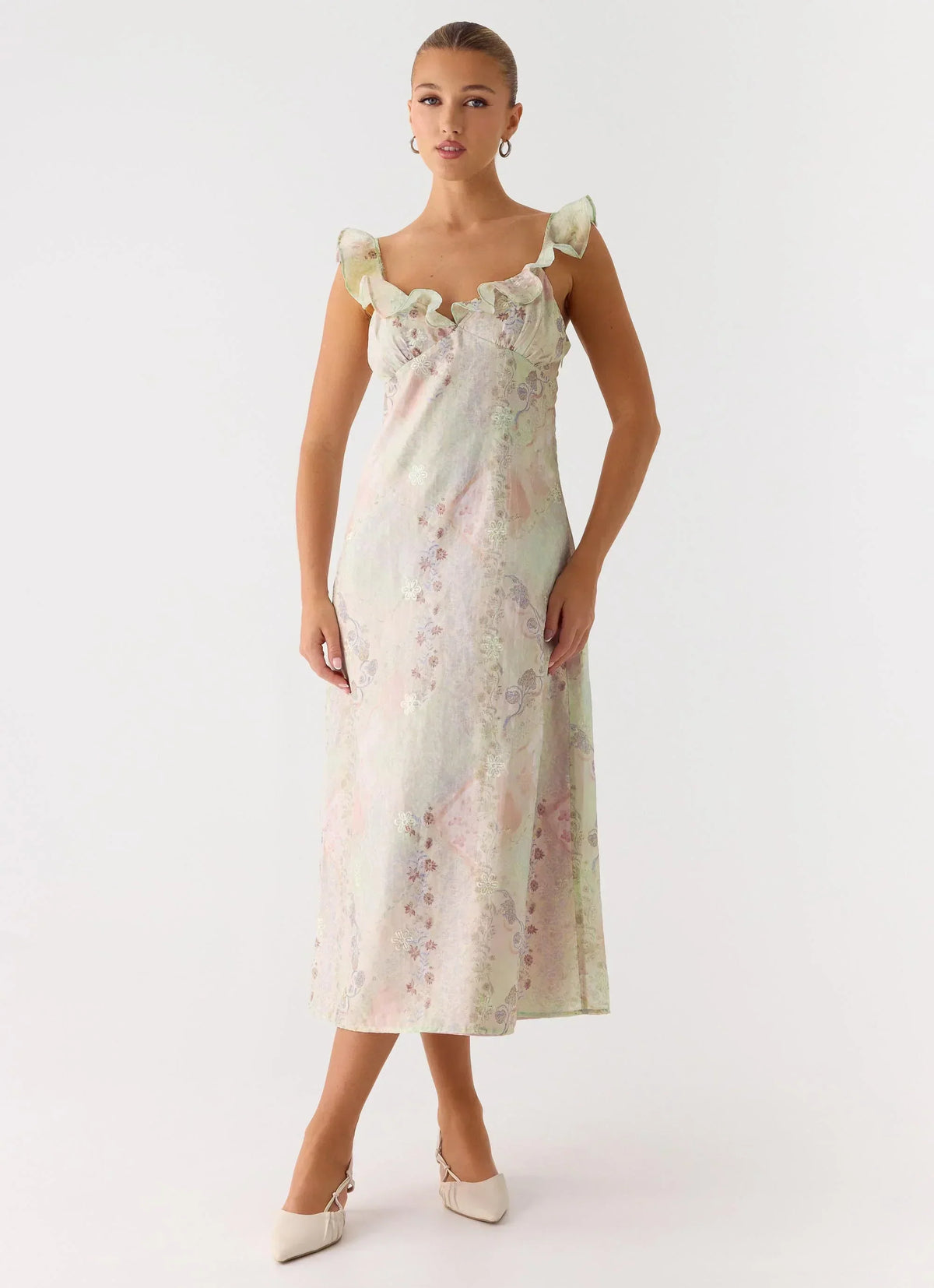 Europa Midi-Kleid – Mystischer Paisley