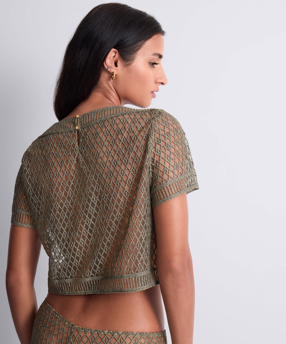 Stardust Dream Top manches courtes Nile Green