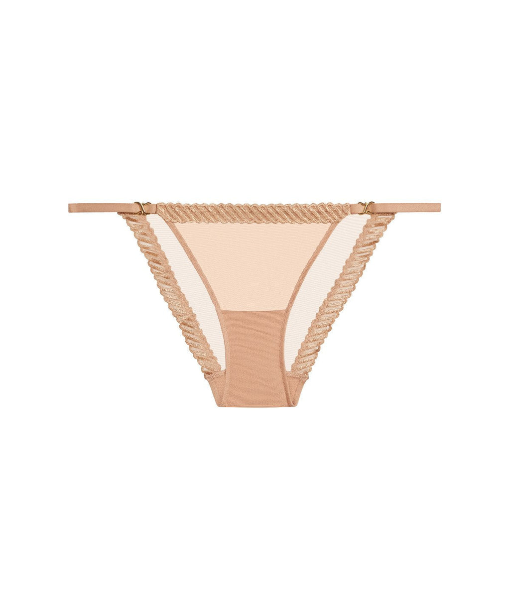 Sheer Emotion Culotte, niedriger Bund, Sand
