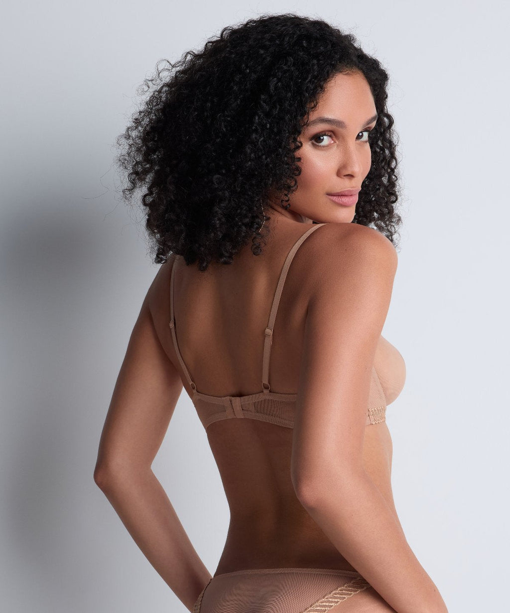 Sheer Emotion Culotte, niedriger Bund, Sand