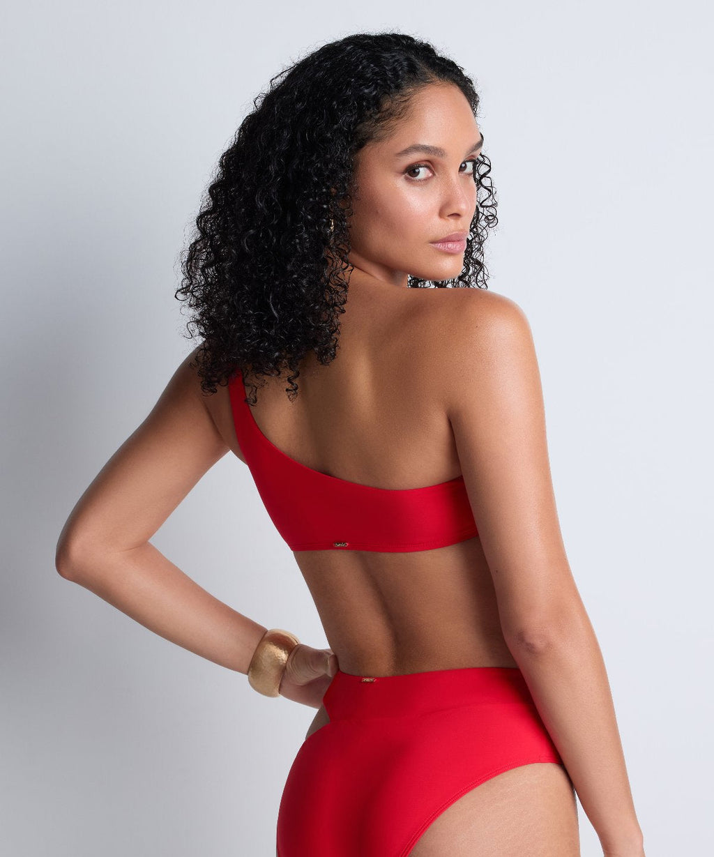 Summer Essence Hoher Bikinislip Fire