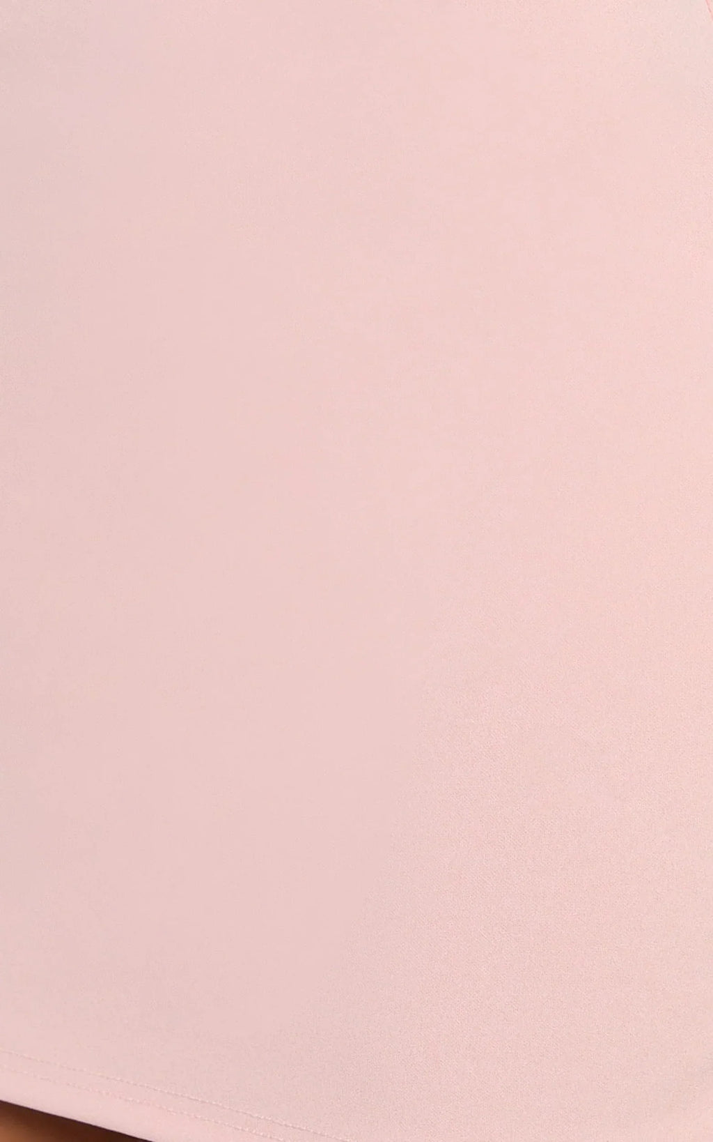 Enges Mini-Kleid „Bindi“ mit U-Boot-Ausschnitt in Pink