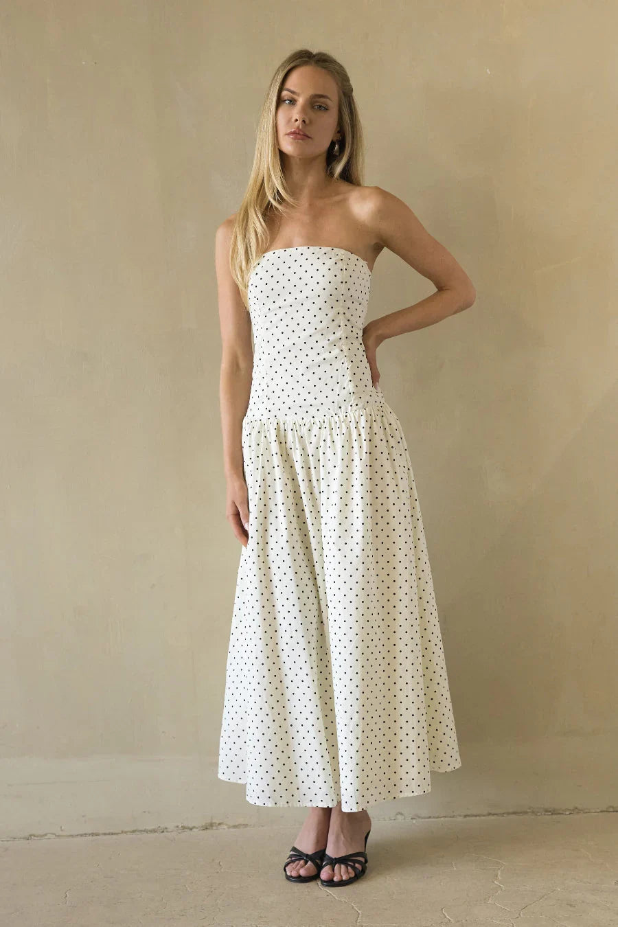 Joey Polka Dot Midikleid