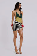 Rowa Asymmetrisches Strick-Minikleid