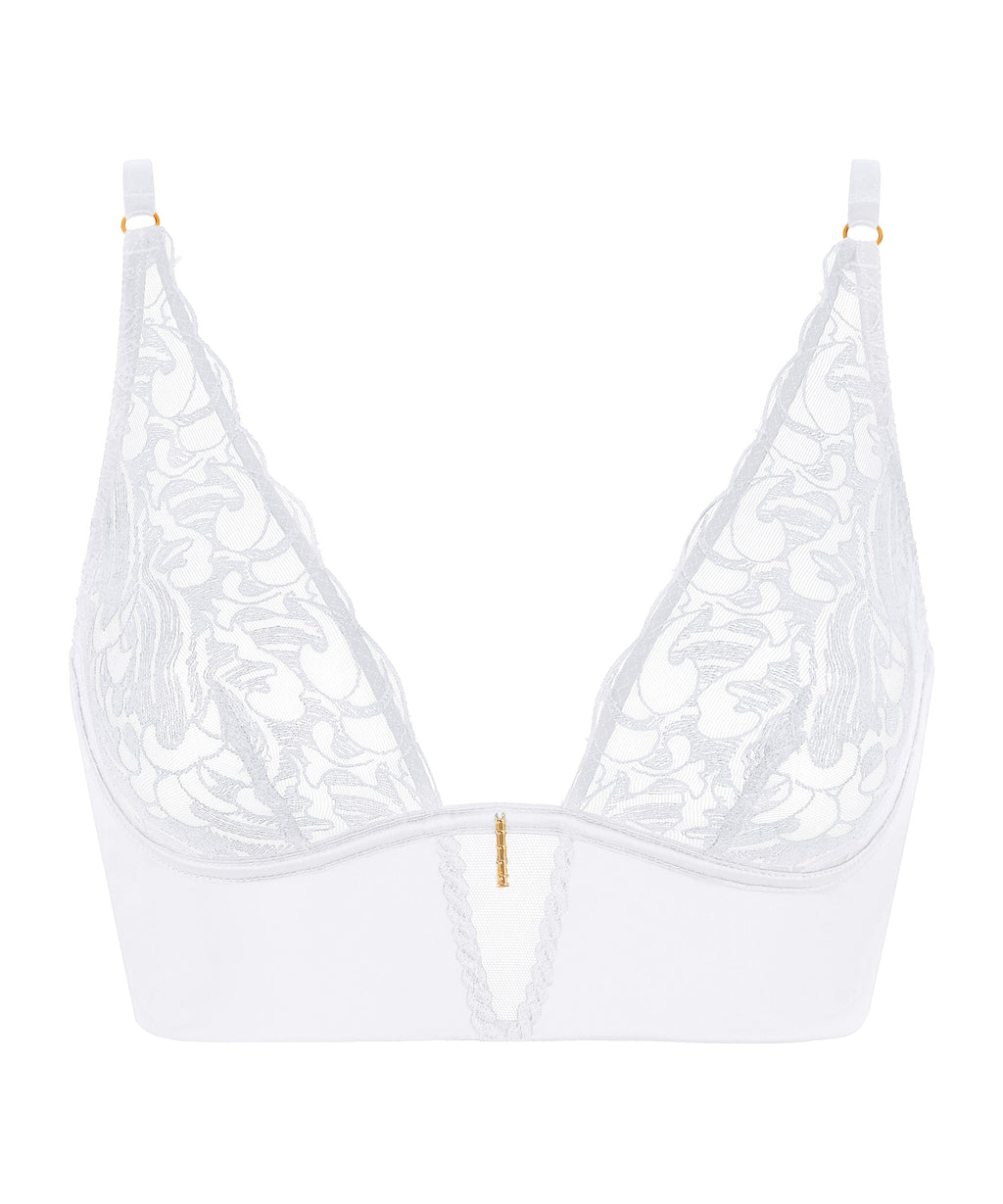 Satin Memories Soutien-gorge Triangle bralette Artic Blue