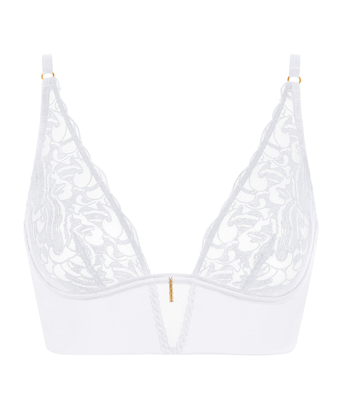 Satin Memories Soutien-gorge Triangle bralette Artic Blue