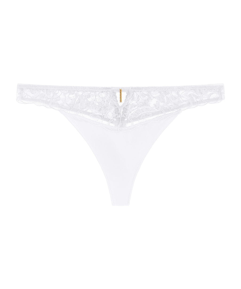 Satin Memories Tanga Artic Blue