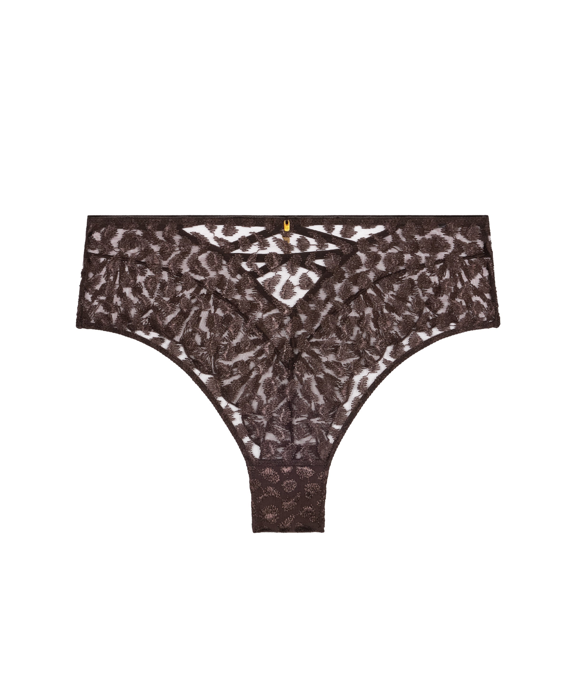 Crazy in Love Culotte taille haute Satin Brown