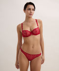 Crazy in Love Soutien-gorge Corbeille avec armatures Red Delight