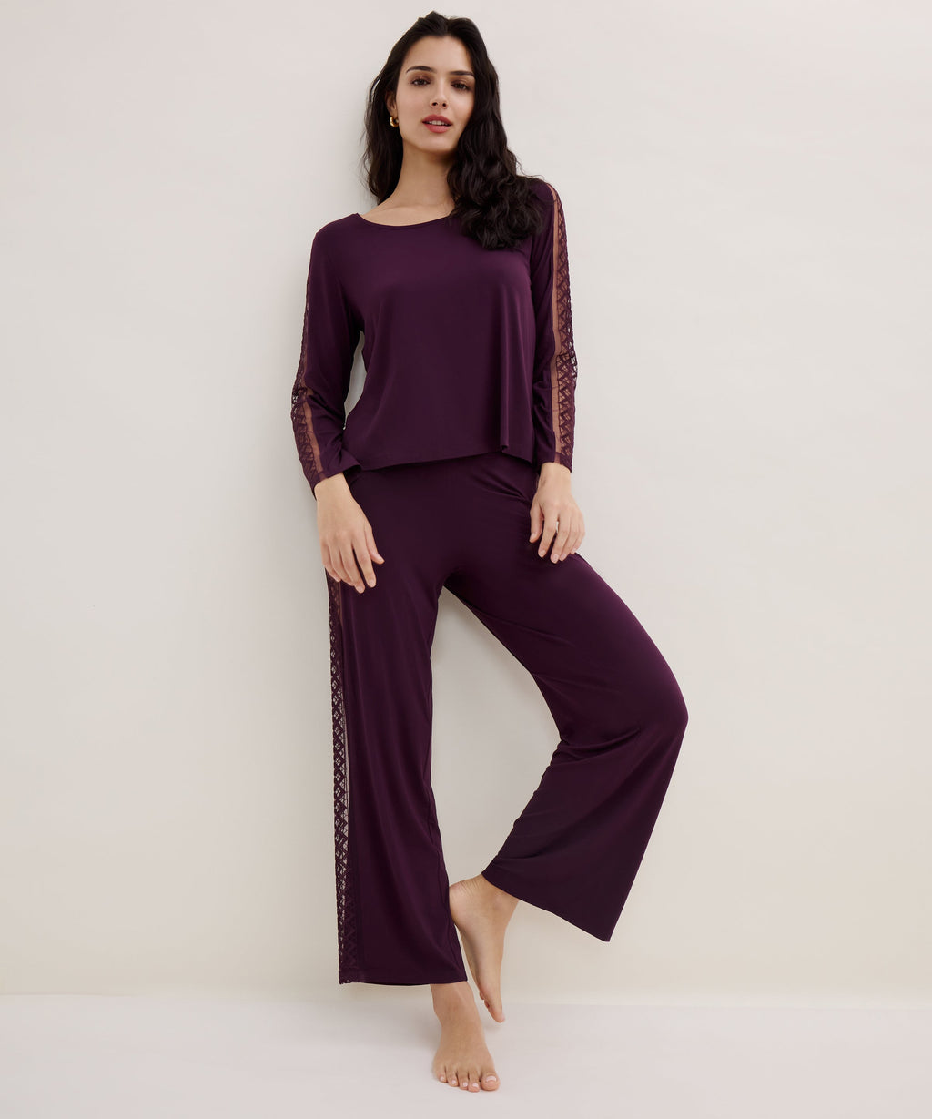 Sweet Obsession Pantalon Deep Berry