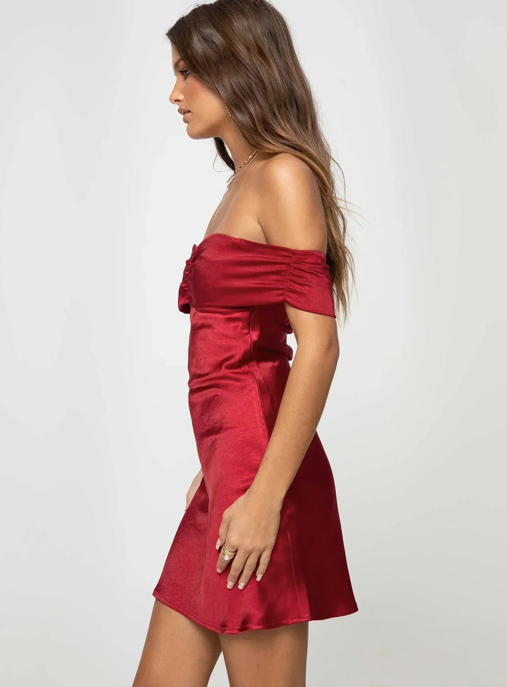 Sadee Minikleid Rot Groß