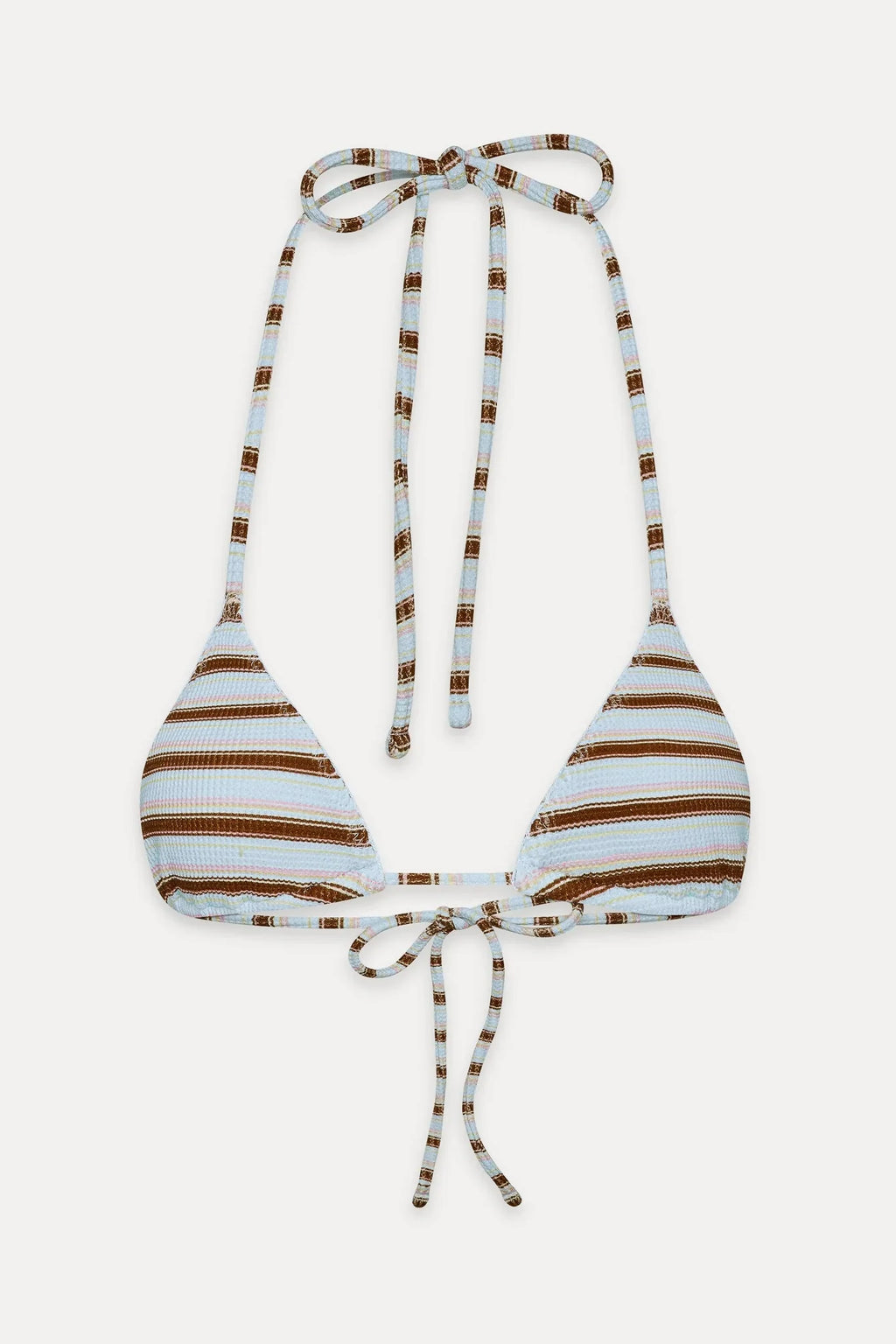 Nick Triangle Striped Bikini Top - Verona Stripe