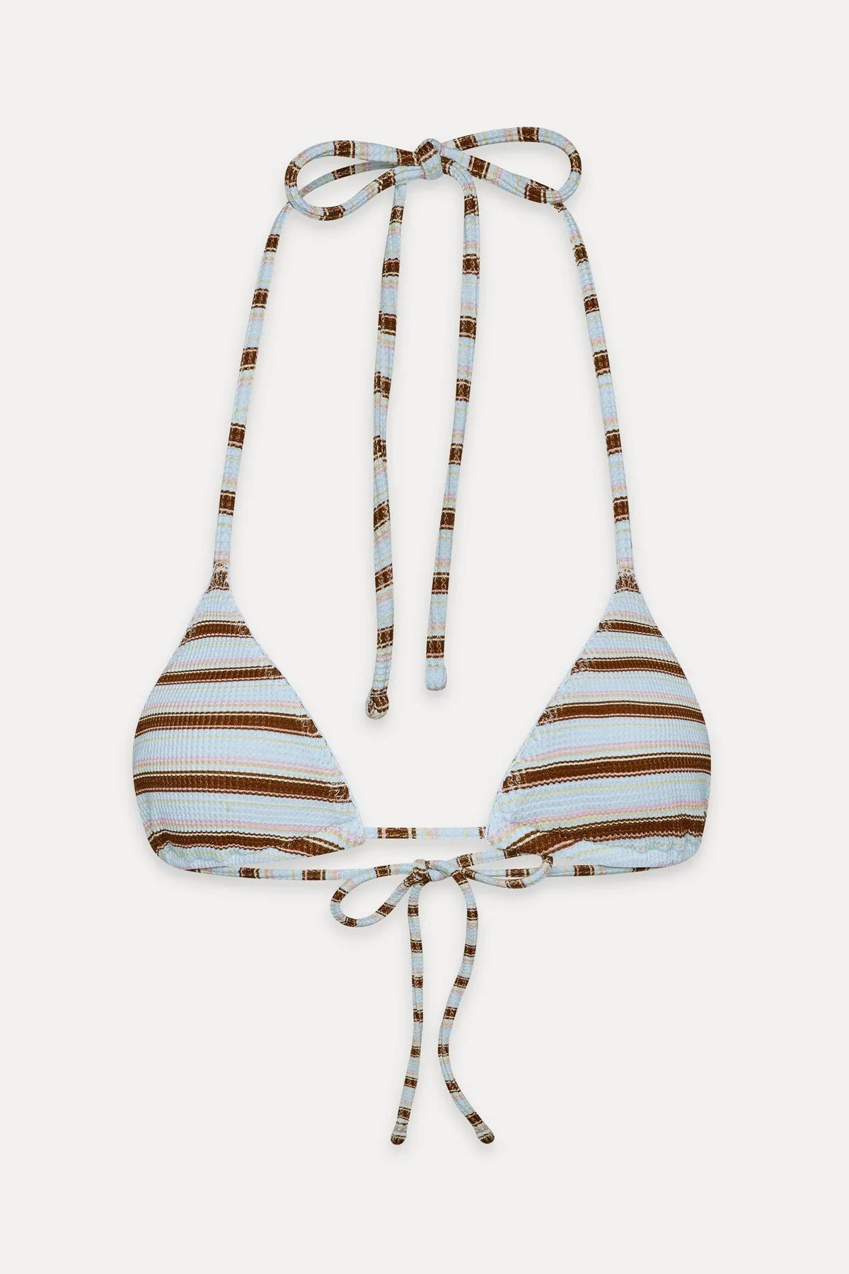Nick Triangle Striped Bikini Top - Verona Stripe