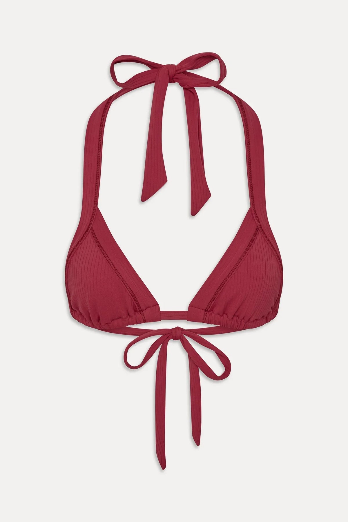 Taite Triangle Bikini Top - Vino