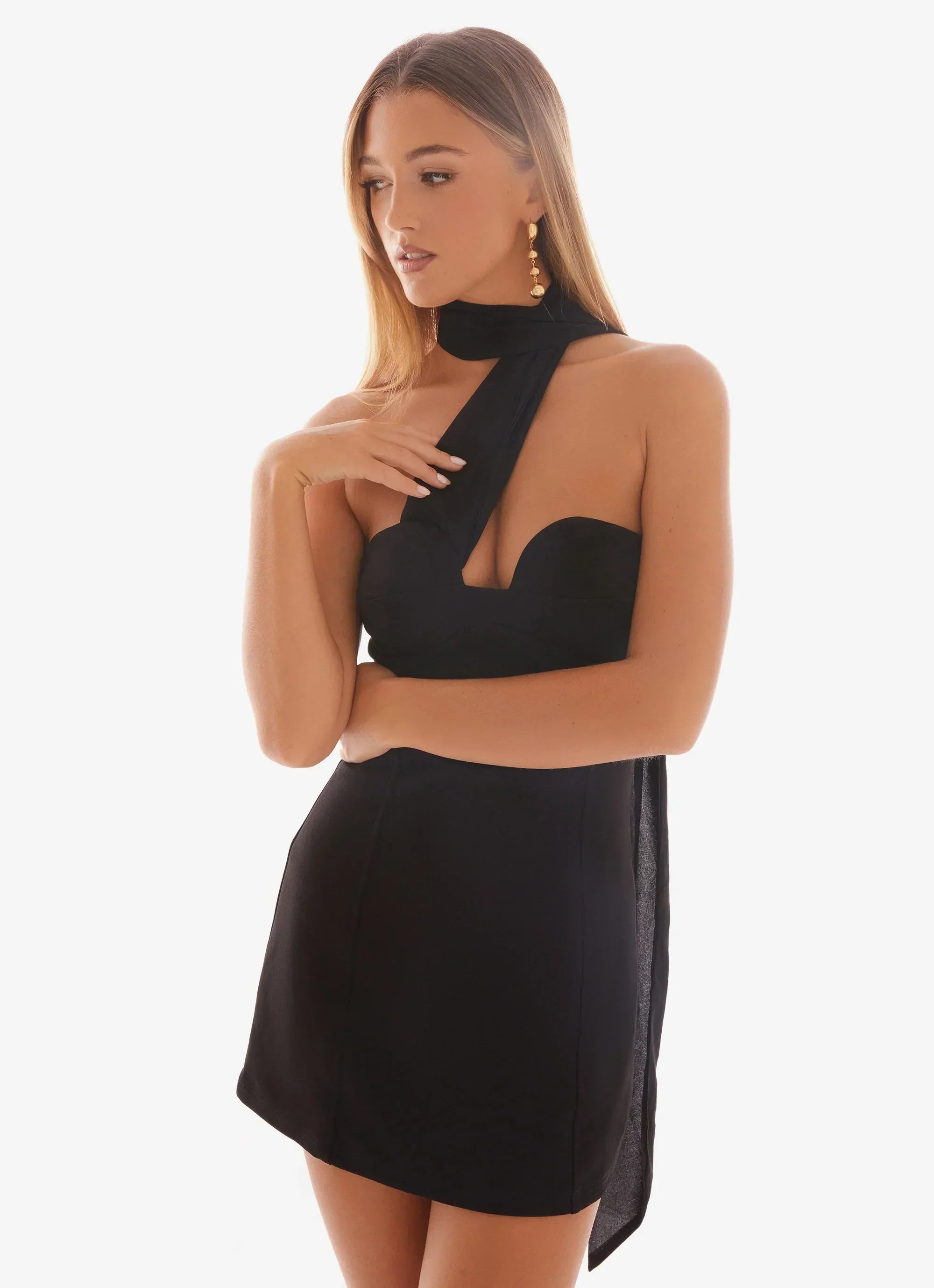 Sirena Minikleid - Schwarz