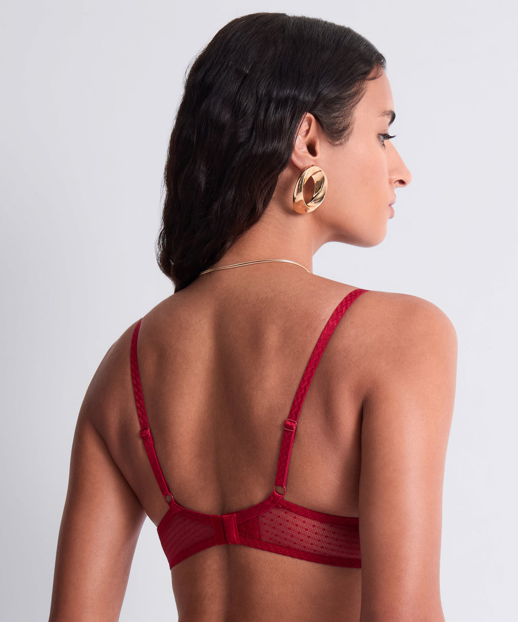 Mystery of Love Soutien-gorge Emboîtant Foulard Cherry