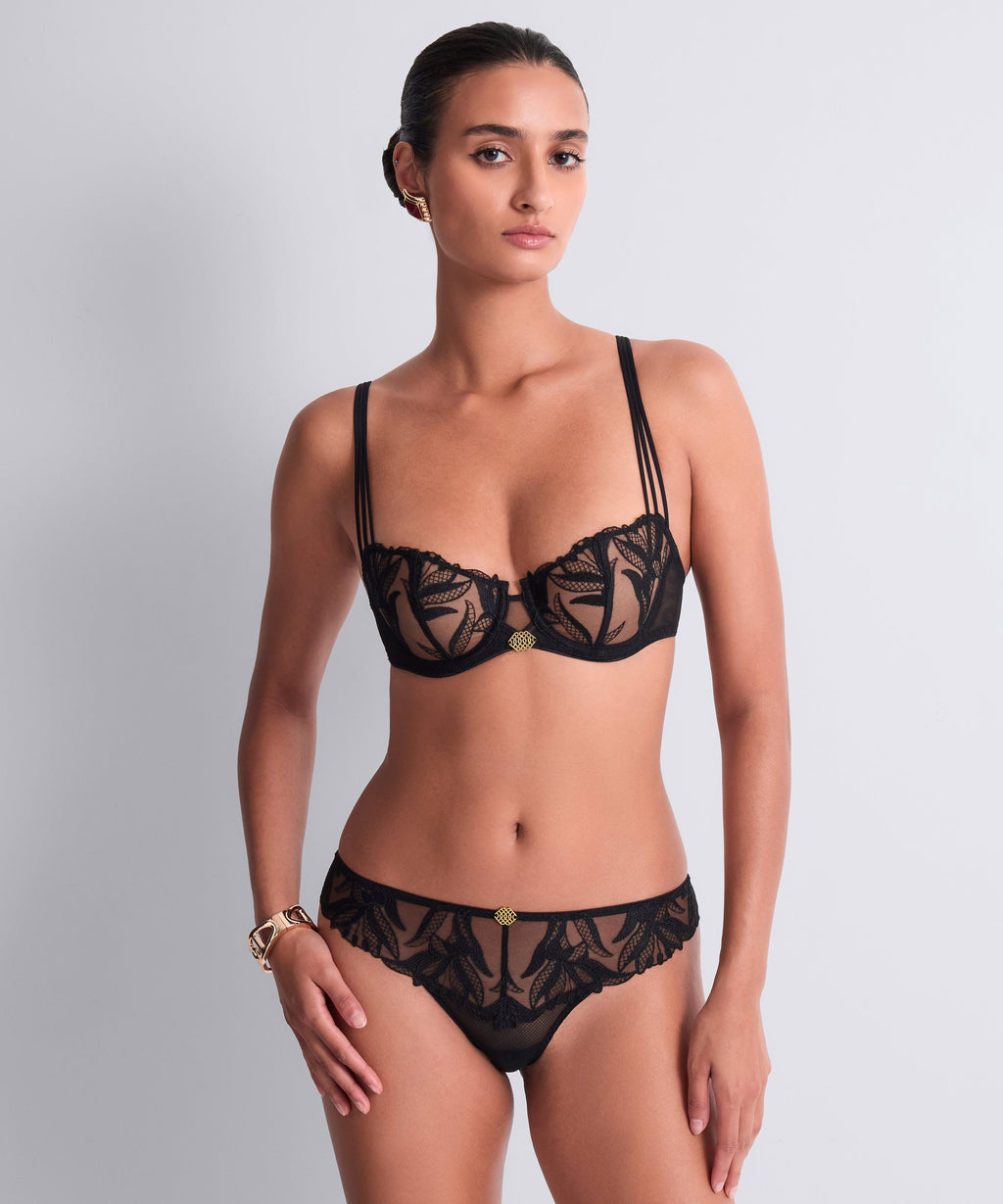 Sweet Euphoria Soutien-gorge Corbeille avec armatures Black