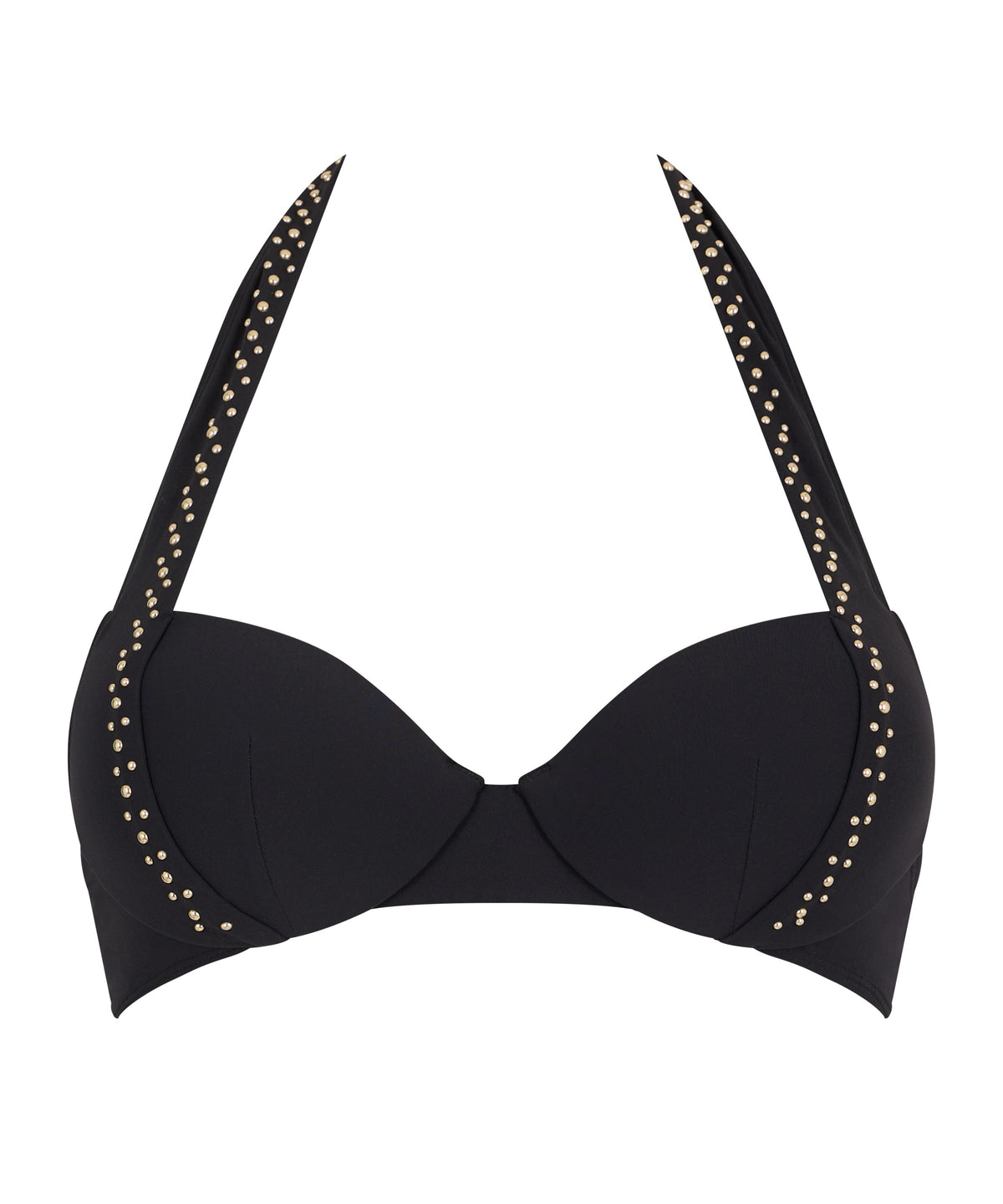 Summer Stars Haut de maillot de bain Push-up coques Black