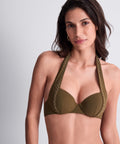 Summer Stars Haut de maillot de bain Push-up coques Khaki