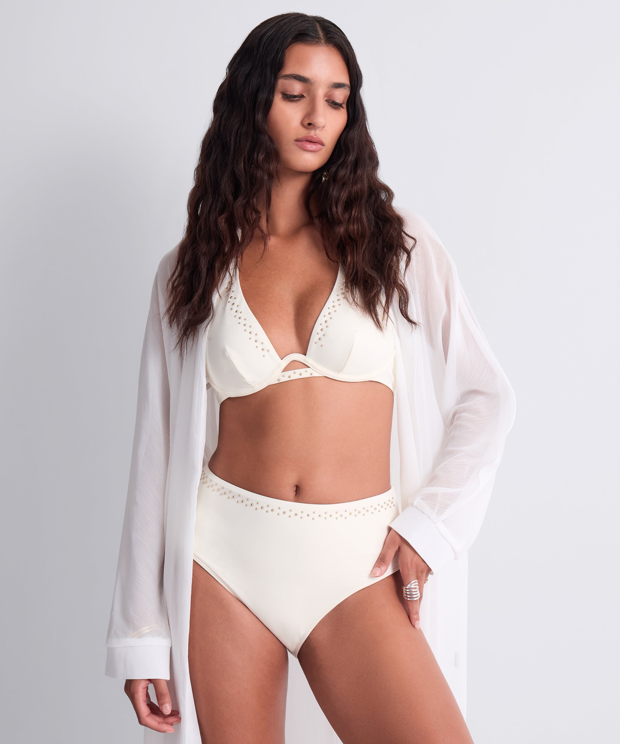 Summer Stars Haut de maillot de bain Triangle mono-armature Sea Pearl