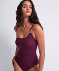 Sun Pop One-Piece Swimsuit Açaí