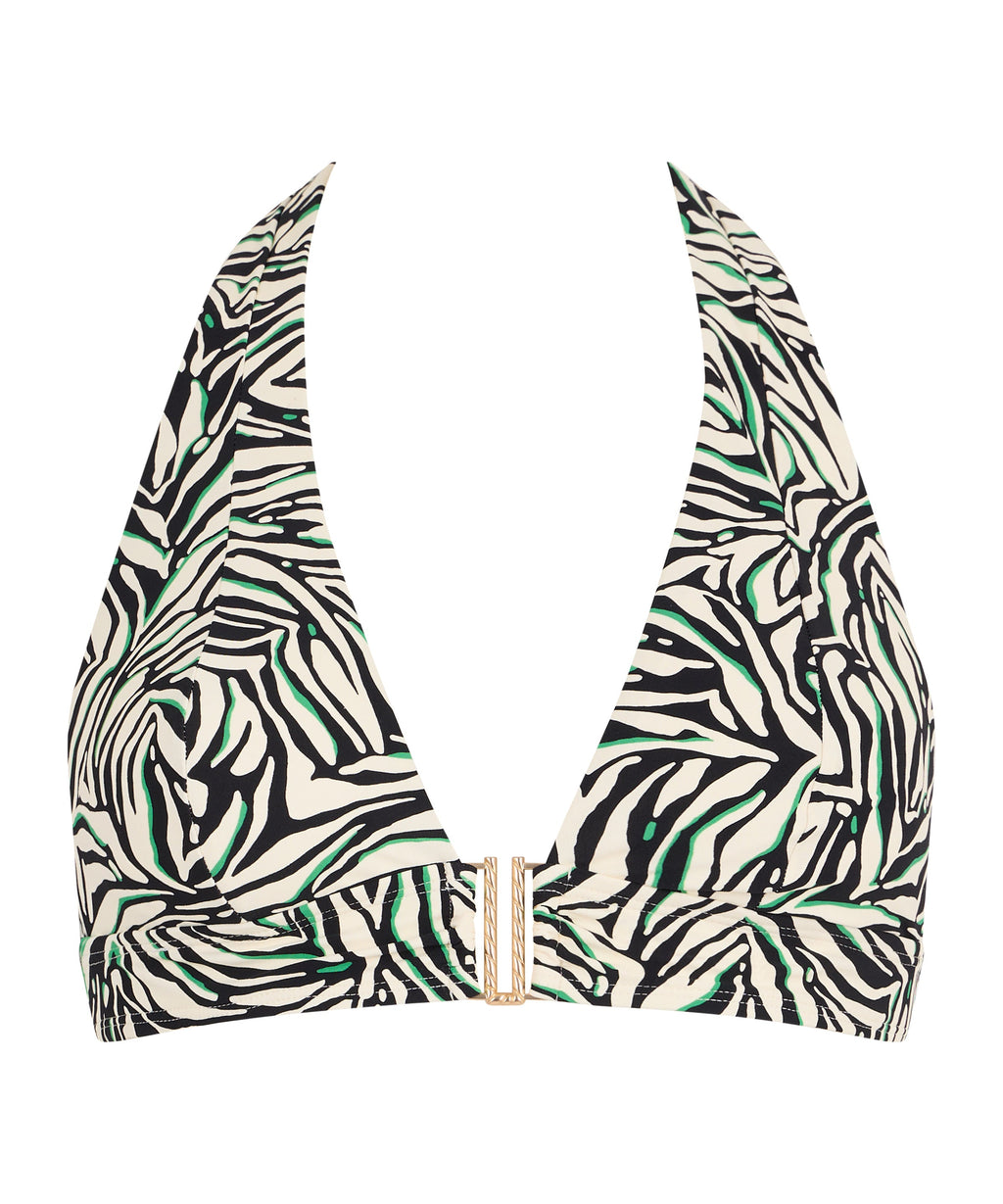 Tropical Splash Bikini-Oberteil Triangel Wild Stripes
