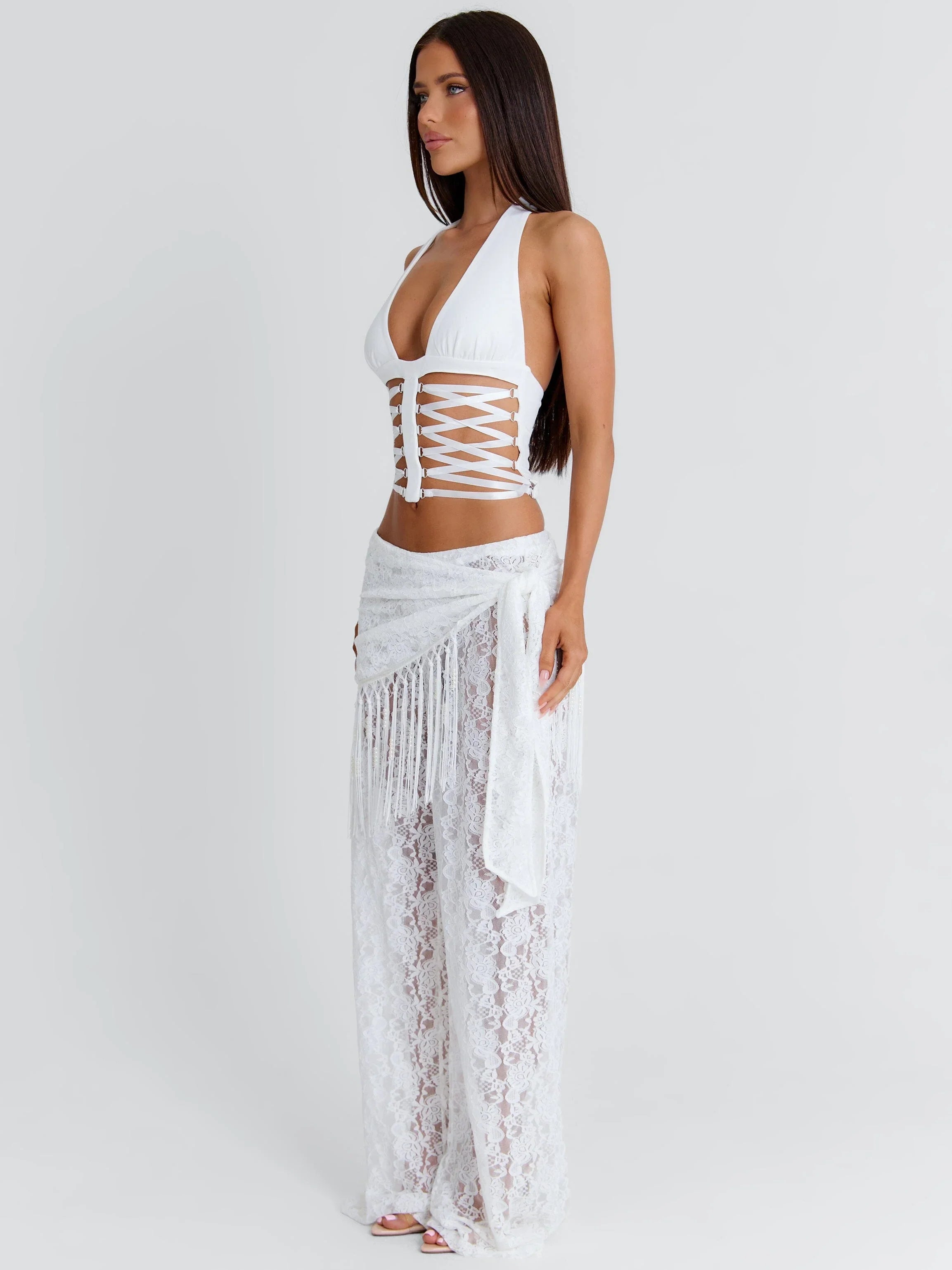 Nae Corset Top White