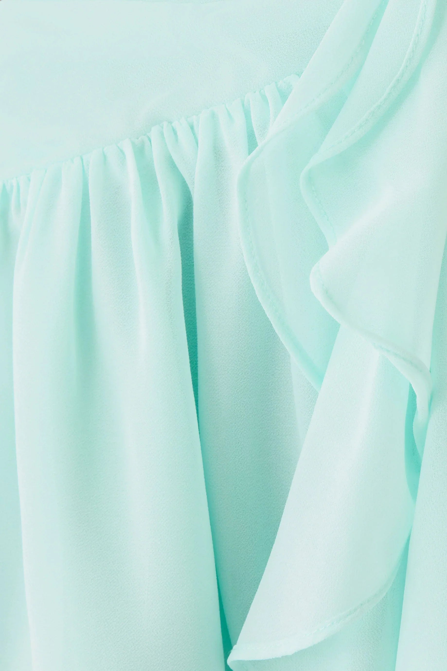 Guide You Neckholder-Minikleid – Aqua